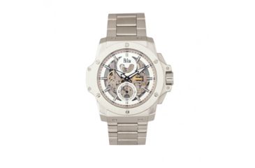 Image of Reign Commodus Automatic Skeleton Bracelet Watch, Silver, One Size, REIRN4006