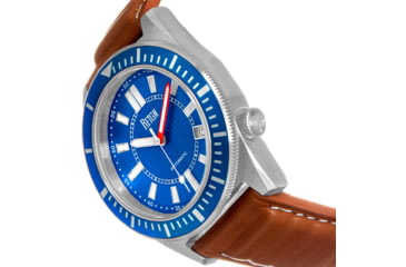 Image of Reign Francis Leather-Band Watch w/Date, Brown/Blue, One Size, REIRN6304