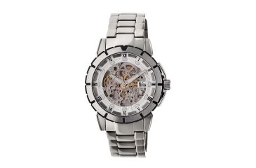 Image of Reign Philippe Automatic Skeleton Dial Bracelet Watch, Silver REIRN4601