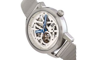 Image of Reign Rudolf Automatic Skeleton Bracelet Watch, Silver, One Size, REIRN5901