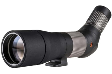 Image of Revic Acura S65a 18x65mm Spotting Scope w/ 22-45x Eyepeice, Angled, Dark Gray/Orange, AY-R-E1003