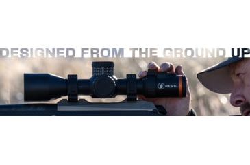 Image of Revic Radikl RS25b 4-25x50mm Rifle Scope, 34mm Tube, First Focal Plane, Ballistics RH2 Reticle, Black, AY-R-E2610