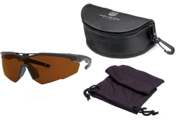 Image of Revision Critical Shooting Glasses, Black Frame, Black Lens, Regular, 4-0152-0057