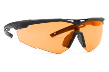 Image of Revision Stingerhawk Eyewear Deluxe Shooters Kit, Clear/Solar/Vermillion Lens, Black Frame, Regular, 4-0152-0006