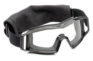 Image of Revision Wolfspider Goggle U.S. Miltary Kit, Clear/Solar Lens, Black Frame, 4-0307-0237