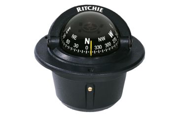 Image of Ritchie F-50 Explorer Compass - Flush Mount - Black 10351