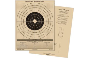 Image of Rite in the Rain 25 Meter Zeroing Paper Target, MOA, 100 Sheets, Tan RR 9126
