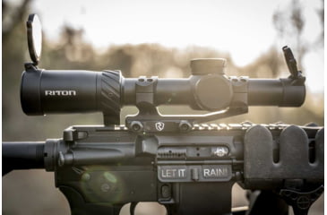 Image of Riton Optics 5 Tactix 1-10x24mm Rifle Scope, 30mm Tube, First Focal Plane, 3OT, Mil Red, Black, 5T110LFI23