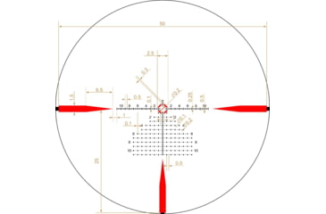 Image of Riton Optics 5 Tactix 1-10x24mm Rifle Scope, 30mm Tube, First Focal Plane, 3OT, Mil Red, Black, 5T110LFI23