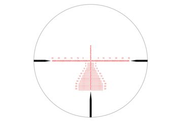 Image of Riton Optics X5 Conquer Rifle Scope, 5-25x50mm, 34mm Tube, First Focal Plane, BAF Reticle, MOA Adjustment, Anodized, Black, Red, 5C525AFI