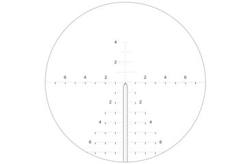 Image of Riton Optics X7 Conquer Rifle Scope, 3-24x56mm, 34mm Tube, First Focal Plane, ODEN Reticle, Anodized, Black, Red, 7C324LFI