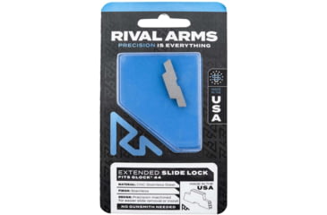 Image of Rival Arms Extended Slide Lock, Glock 44, Stainless Steel, RA-RA80G005D