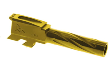 Image of Rival Arms Carry Barrel, SIG Sauer P320, 9mm Luger, 3.9in, 1-10 Twist, 1/2-28 Thread, Gold, RA-RA20P301E