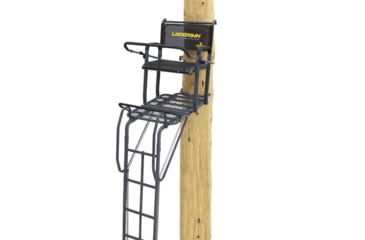 Image of Rivers Edge Treestands Lockdown 21ft Wide 1-Man Treestand, Black, 811603010163