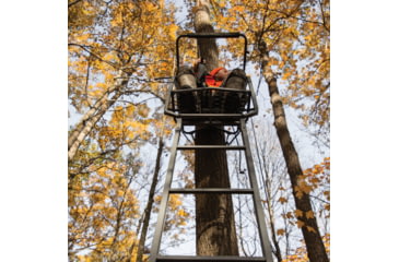 Image of Rivers Edge Treestands Relax Wide - LS Treestand, Black, 16ft 9in, RE672