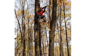 Image of Rivers Edge Treestands Relax Wide - LS Treestand, Black, 16ft 9in, RE672