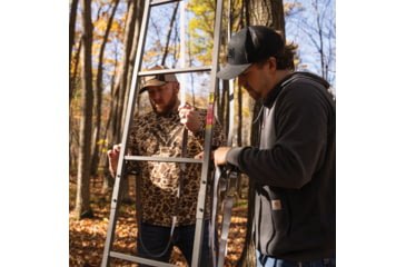 Image of Rivers Edge Treestands Relax Wide - LS Treestand, Black, 16ft 9in, RE672