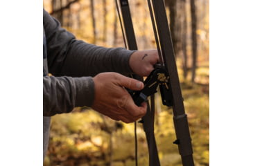 Image of Rivers Edge Treestands Relax Wide - LS Treestand, Black, 16ft 9in, RE672