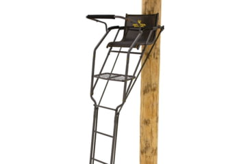 Image of Rivers Edge Treestands Relax Wide - LS Treestand, Black, 16ft 9in, RE672
