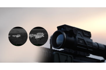 Image of RIX DBH D6 3-18x60mm Thermal Imaging Rifle Scope, 60Hz, 640x512 pixels, Black, RIX DBH D6