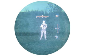 Image of RIX RENV-M 1x25mm Enhanced Night Vision Monocular, with white tubes 1400 FOM, Black, Small, RENVMW14