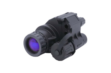 Image of RIX RNV-14 1x25mm Night Vision Monocula rwith White Tubes 1800 FOM, Black, Small, RNV14W18