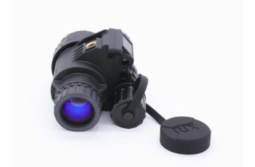 Image of RIX RNV-14 1x25mm Night Vision Monocula rwith White Tubes 1800 FOM, Black, Small, RNV14W18