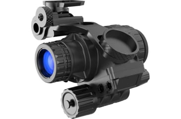 Image of RIX RNV-14 1x25mm Night Vision Monocula rwith White Tubes 1800 FOM, Black, Small, RNV14W18