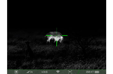 Image of RIX STORM S2R 3.5x25mm Thermal Imaging Rifle Scope, 50Hz, 256x192, Black, RIX STORM S2R