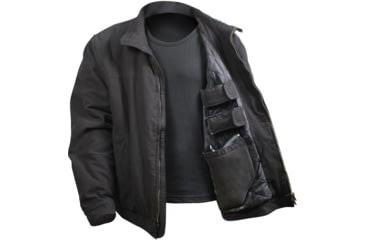 Image of Rothco 3 Season Concealed Carry Jacket, Black, Small, 5385-Black-S