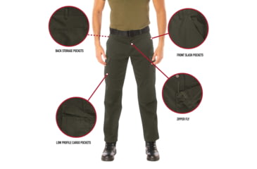 Image of Rothco Active Flex BDU Cargo Pant - Men's, Olive Drab, 28Wx30L, 62071-OliveDrab-28Wx30L