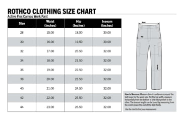 Image of Rothco Active Flex Canvas Work Pant, Work Brown, 30, 62081-WorkBrown-30Wx30L
