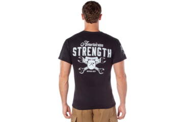 Image of Rothco American Strength T-Shirt - Mens, Black, Small, 18135-Black-S