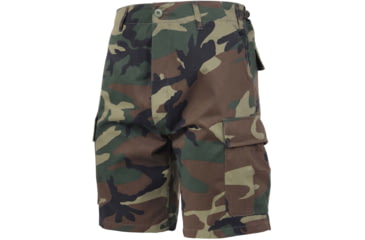 Image of Rothco Camo BDU Shorts, Woodland Camo, Extra Small, 65212-WoodlandCamo-XS