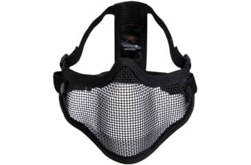 Image of Rothco Carbon Steel Half Face Mask, Black, 847-Black