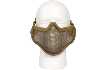Image of Rothco Carbon Steel Half Face Mask, Coyote Brown, 85770-CoyoteBrown
