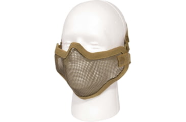Image of Rothco Carbon Steel Half Face Mask, Coyote Brown, 85770-CoyoteBrown