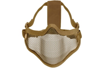 Image of Rothco Carbon Steel Half Face Mask, Coyote Brown, 85770-CoyoteBrown