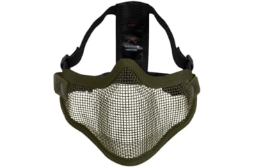 Image of Rothco Carbon Steel Half Face Mask, Olive Drab, 857-OliveDrab