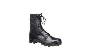 Image of Rothco Classic Military Jungle Boots, Black, 11, Wide, 5081-Black-11-Wide