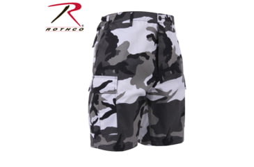 Image of Rothco Colored Camo BDU Shorts, Extra Large, Black Camo, 1817-BlackCamo-XL