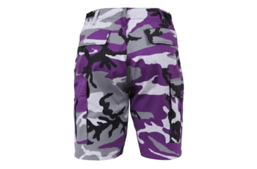 Image of Rothco Colored Camo BDU Shorts, Extra Large, Black Camo, 1817-BlackCamo-XL