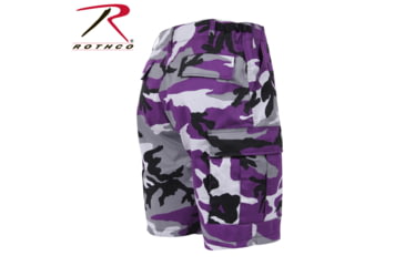 Image of Rothco Colored Camo BDU Shorts, Extra Large, Black Camo, 1817-BlackCamo-XL