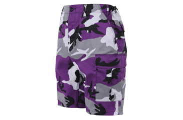 Image of Rothco Colored Camo BDU Shorts, Extra Large, Black Camo, 1817-BlackCamo-XL