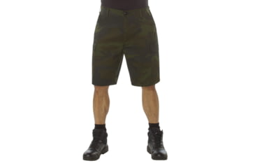 Image of Rothco Colored Camo BDU Shorts - Mens, M, Camo, 12040-MidnightWoodlandCamo-M