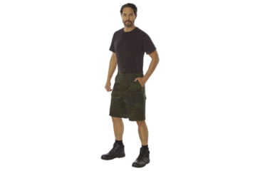 Image of Rothco Colored Camo BDU Shorts - Mens, M, Camo, 12040-MidnightWoodlandCamo-M