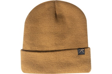 Image of Rothco Deluxe Fine Knit Fleece-Lined Watch Cap - Mens, Coyote Brown, One Size, 57871-CoyoteBrown