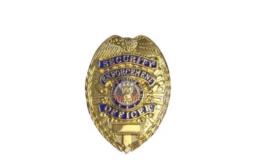 Image of Rothco Deluxe Security Enforcement Officer Badge, Gold, 1916-Gold