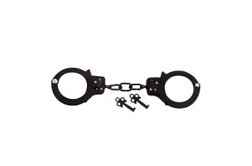 Image of Rothco Double Lock Steel Handcuffs, Black, 20083-Black