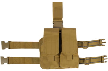 Image of Rothco Drop Leg Double Mag Pouch, Coyote Brown, 10791-CoyoteBrown